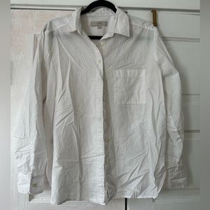 White Cotton Button Down